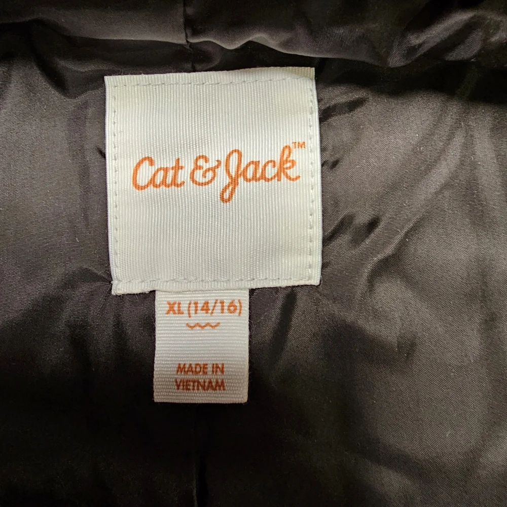 Cat & Jack Black Girls Jacket